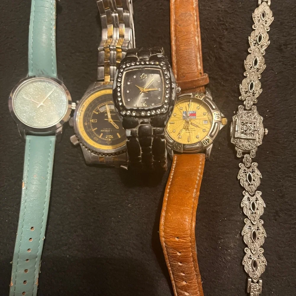 Mixed Fashion Watches - Blue, Black, Brown & Silver Styles